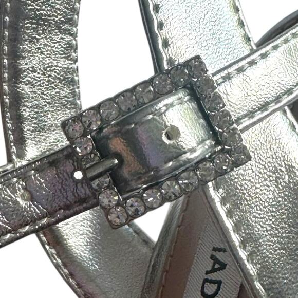 Steve Madden Silver HAVYNN Silver point toe Heels Size 8.5 - Picture 11 of 14